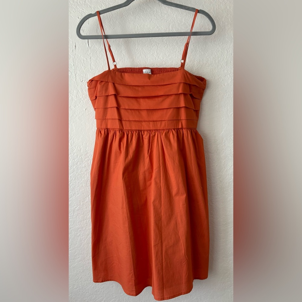 Orange dress
